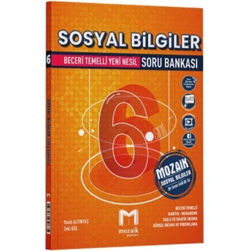 6. Sınıf Sosyal Bilgiler Soru Bankası Mozaik Yayınları