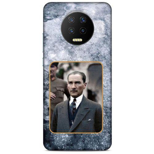 Lopard İnfinix Note 7 Uyumlu Kılıf Atatürk (32) Soft Silikon Kılıf
