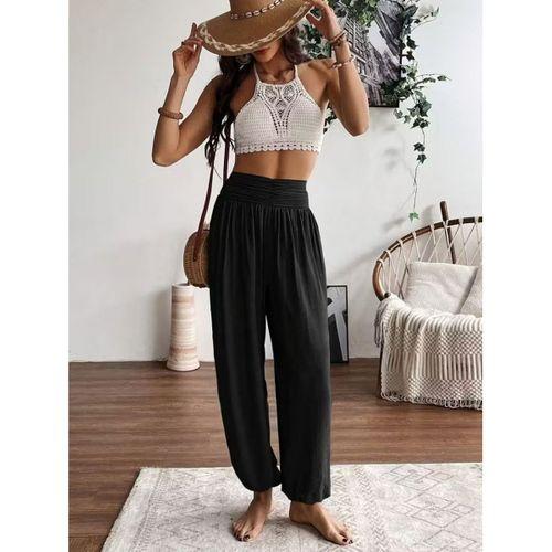 Kadın Yüksel Bel Yoğun Büzgü Detaylı Aerobin Pantolon