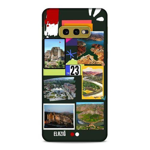 Lopard Samsung Galaxy S10e Uyumlu Kılıf Şehirli ※ (23) Elazığ Ultra Koruma Kılıfı