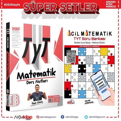 Benim Hocam TYT Matematik Video Ders Defteri ve Acil Matematik Soru Bankası Seti 2 Kitap