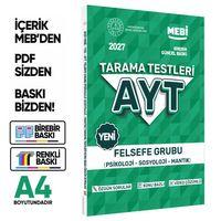 2027 YKS-AYT MEBİ-OGM Felsefe Grubu Özgün Tarama Testleri Kitabı A4 Boyut Renkli Görsel BASKI ÜCRETİ