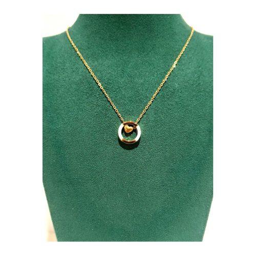 Monalisa Home Gold Renk Lüks Figürlü Gösterişli Harf Kolye