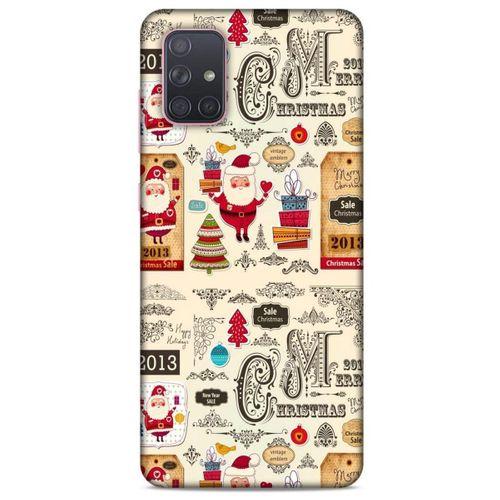 Retro (44) Desen Tough Armor Kılıf Renkli Samsung Galaxy A71 Kılıf