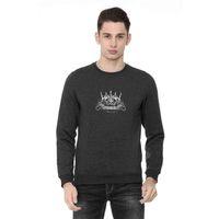 Watain Baskılı Füme Antrasit Erkek Sweatshirt