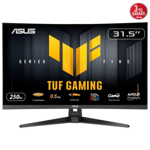 ASUS TUF GAMING VG32VQM5B 31,5’’ 0,5ms, 250Hz, FullHD Curved, DP, 2xHDMI, VA Panel, 1500R, Display Widget Center, GAMING Monitör