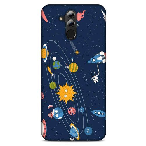 Huawei Mate 20 Lite Uyumlu Kılıf Mavi Delisi (28) Arka Kapak Ufo