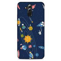 Huawei Mate 20 Lite Uyumlu Kılıf Mavi Delisi (28) Arka Kapak Ufo