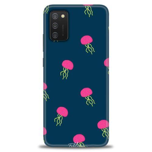 Samsung Galaxy A02S Kılıf HD Baskılı Kılıf - Ahtapotlar + Tam Ekran Koruyucu