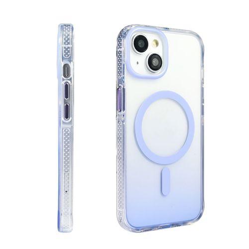 Apple iPhone 13 Kılıf M-safe Şarj Özellikli Transparan Renk Geçişli Zore Toros Kapak