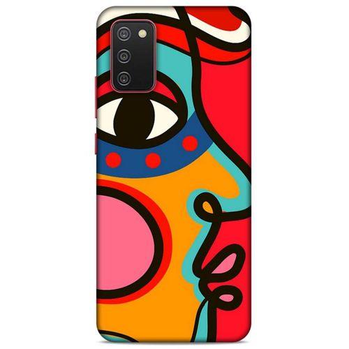 Lopard Samsung Galaxy A02S Uyumlu Kılıf Soyut Sanat (9) Baskılı Kılıf