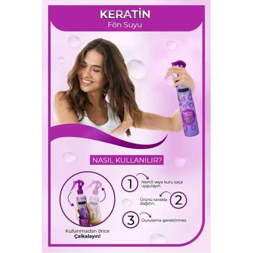 Keratin Çift Fazlı Kondisyoner Fön Suyu 400 ML - mrfs