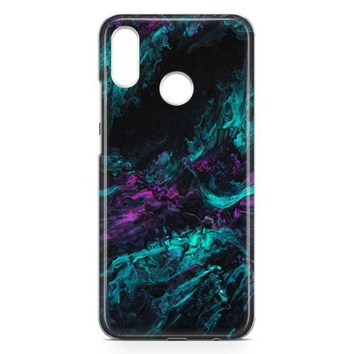 Huawei Nova 3e Kılıf Dağılmış Mürekkep Arka Kapak Koruma Desenli Full Koruyucu