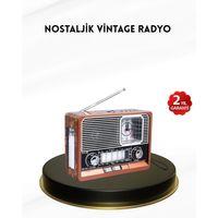 Nostaljik Radyo – Şık Dekoratif Tasarım Ve Güvenli 2 Yıl Garanti