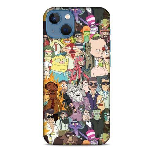 Apple iPhone 13 Mini Uyumlu Kılıf Rick And Morty (33) Hybrid Kılıf Killer Rick