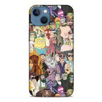Apple iPhone 13 Mini Uyumlu Kılıf Rick And Morty (33) Hybrid Kılıf Killer Rick