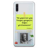 Samsung Galaxy A70 Kılıf Caps Aristophanes Arka Kapak Koruma Desenli Full Koruyucu