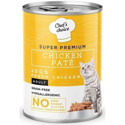 Chefs Choice Tavuklu Pate Kedi Konservesi 12X400 Gr