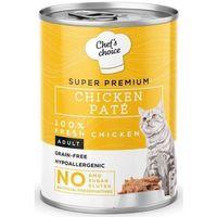 Chefs Choice Tavuklu Pate Kedi Konservesi 12X400 Gr