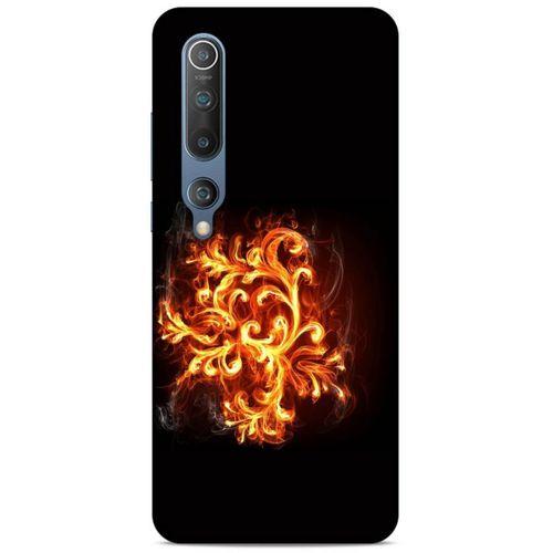 Lopard Xiaomi Mi 10 Uyumlu Kılıf FireX (26) Tpu Silikon Kılıf Ateş Wallpaper