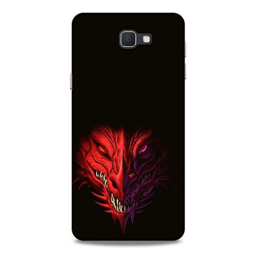 Samsung Galaxy J7 Prime Kılıf Dragons (16) Kalın Kılıf Kırmızı King Ejderha