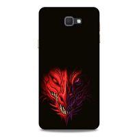 Samsung Galaxy J7 Prime Kılıf Dragons (16) Kalın Kılıf Kırmızı King Ejderha
