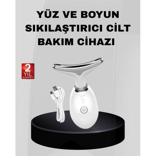 Kablosuz Şarjlı Yüz Sıkılaştırıcı Cihaz EMS Mikro Akım Anti-Aging Masaj Aleti