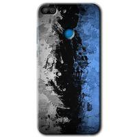 MRCİLETİSİM Honor 9 Lite Kılıf HD Desen Baskılı Arka Kapak + Temperli Cam - Abstract Wallpaper