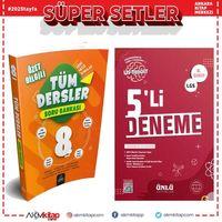 Element Yayınları 8. Sınıf Tüm Dersler Soru Bankası ve Ünlü 5 li Deneme Seti 2 Kitap