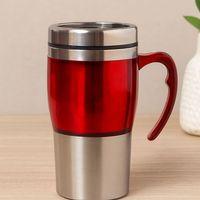Termos Bardak 450ml (Uzun, Krom & Renkli)