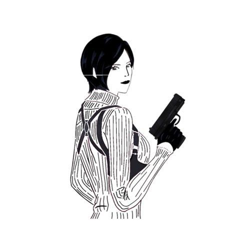 Ada Wong Şablon 1 3D Baskı (Bu ürün Sadece Plastik parçadır - Almadan Önce Soru Sorabilirsiniz)