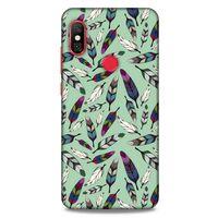 Xiaomi Redmi Note 6 Pro Kılıf Desenli Özel Seri Tüyler (14) Lansman Kılıf