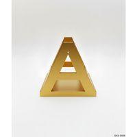 Gold A Harf Seklinde Mini Dekoratif Saksi Ismine Ozel Bas Harf Tasarim 75 Cm Masa Ustu Ofis Dekoru