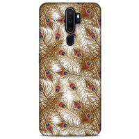 Oppo A9 2020 Kılıf Desenli Özel Seri Tüyler (25) Antişok Kapak