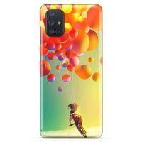 Lopard Samsung Galaxy M51 Uyumlu Kılıf Manipülasyon ☻ (39) Liquid Crystal Kılıf Baskılı