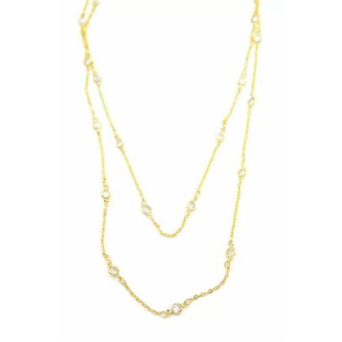 Taşlı Kolye - Altın