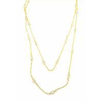 Taşlı Kolye - Altın