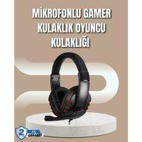 Mikrofonlu Oyun Kulaklığı – Mavi Işıklı, Uzun Süre Konforlu Kullanım