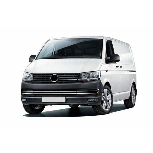 Volkswagen Uyumlu T6 Transporter 2015- Ön Tampon Çıtası 6 Parça Paslanmaz Çelik