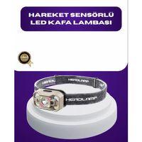 Wave Sensörlü Led Kafa Lambası Şarjlı Ayarlanabilir Işık