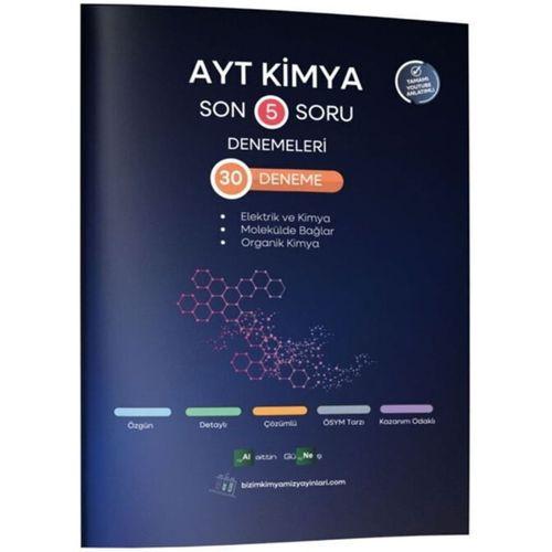 AYT Kimya Son 5 Soru Denemeleri 30 Deneme Alaittin Güneş
