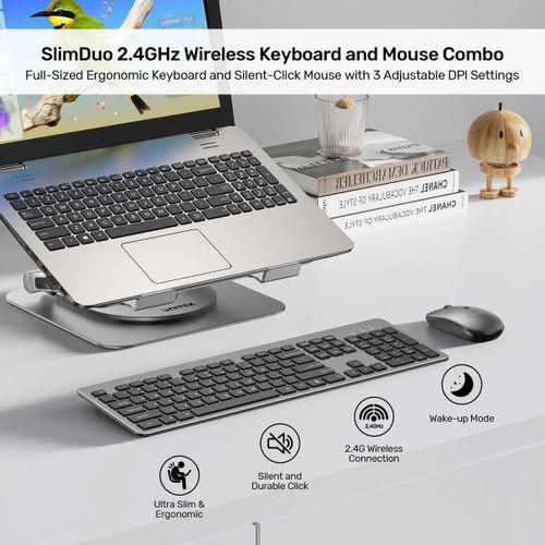 UNITEK SLIMDUO 2.4GHZ KLAVYE SETI (T054AGY01-US)