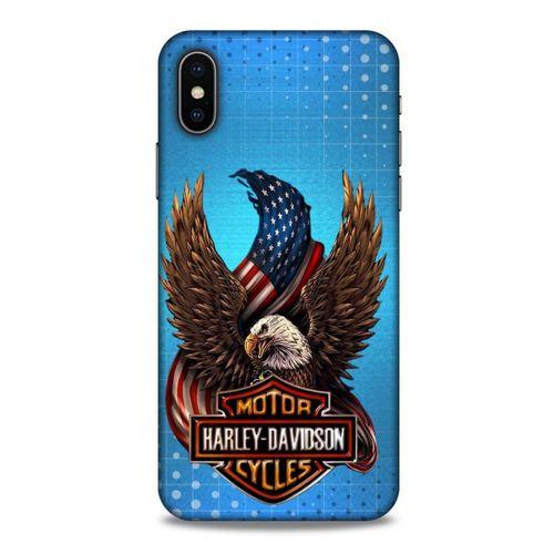 Apple iPhone XS Uyumlu Kılıf Motorsiklet (38) Neo Hybrid Kılıf Harley Davidson