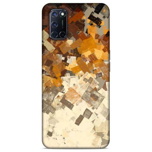 Lopard Oppo A92 Uyumlu Kılıf Soyut Sanat (34) Desenli Slim Armor Kılıf