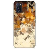 Lopard Oppo A92 Uyumlu Kılıf Soyut Sanat (34) Desenli Slim Armor Kılıf