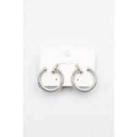 Zirkon Taşlı Küpe - Gümüş