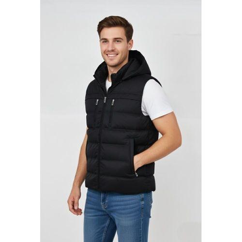 Erkek Kapüşonlu Spor Yelek 4021 BGL-ST04900