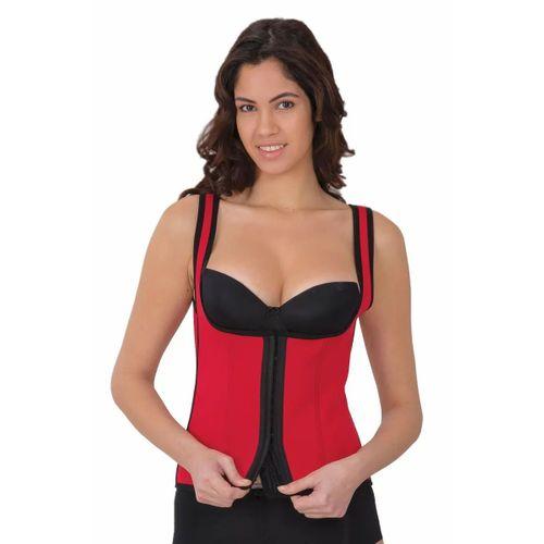 Kırmızı Mı 9173 Terletici Agraflı Göğsü Açık Atlet Korse