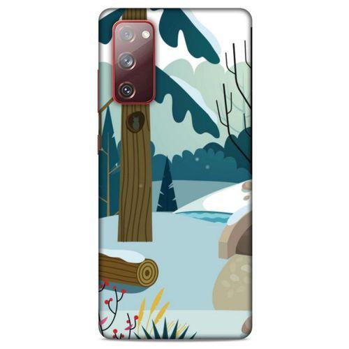 Samsung Galaxy S20 Fe Kılıf Snowix (17) Tasarım Kılıf Yeşil