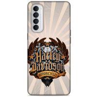 Oppo Reno 4 Pro Uyumlu Kılıf Motorsiklet (3) Kapak Harley Davidson